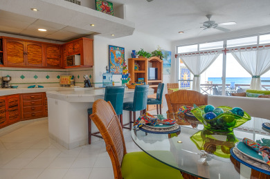 Lake House Lovely upscale beachfront condo on Half Moon Bay. Pool, AC and WiFi!, , on  in Quintana Roo - Lakehouse Vacation Rental - Lake Home for rent on LakeHouseVacations.com