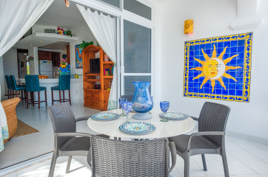 Lake House Lovely upscale beachfront condo on Half Moon Bay. Pool, AC and WiFi!, , on  in Quintana Roo - Lakehouse Vacation Rental - Lake Home for rent on LakeHouseVacations.com
