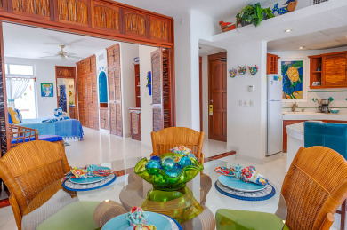 Lake House Lovely upscale beachfront condo on Half Moon Bay. Pool, AC and WiFi!, , on  in Quintana Roo - Lakehouse Vacation Rental - Lake Home for rent on LakeHouseVacations.com