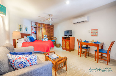 Lake House Comfortable studio with beach access, pool, AC and WiFi!, , on  in Quintana Roo - Lakehouse Vacation Rental - Lake Home for rent on LakeHouseVacations.com