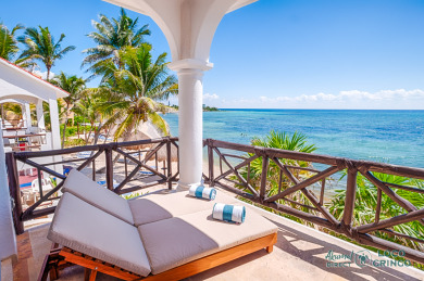Lake House Upscale, comfortable beachfront condo with pool, AC and WiFi!, , on  in Quintana Roo - Lakehouse Vacation Rental - Lake Home for rent on LakeHouseVacations.com