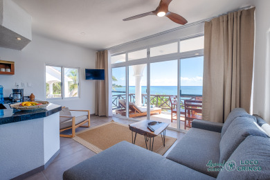 Lake House Upscale, comfortable beachfront condo with pool, AC and WiFi!, , on  in Quintana Roo - Lakehouse Vacation Rental - Lake Home for rent on LakeHouseVacations.com