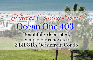 Lake House Ocean One 403 - 3 Bedrooms Direct Ocean Front Luxury Condo, , on Atlantic Ocean - Hilton Head Island in South Carolina - Lakehouse Vacation Rental - Lake Home for rent on LakeHouseVacations.com