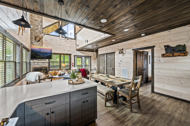Lake House Brand New - Amazing Indoor Pool Cabin, Game Room, Outdoor Living, , on West Prong Little Pigeon River in Tennessee - Lakehouse Vacation Rental - Lake Home for rent on LakeHouseVacations.com