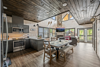 Lake House Brand New - Amazing Indoor Pool Cabin, Game Room, Outdoor Living, , on West Prong Little Pigeon River in Tennessee - Lakehouse Vacation Rental - Lake Home for rent on LakeHouseVacations.com