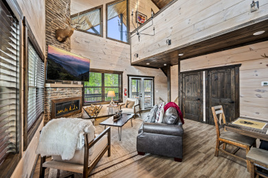 Lake House Brand New - Amazing Indoor Pool Cabin, Game Room, Outdoor Living, , on West Prong Little Pigeon River in Tennessee - Lakehouse Vacation Rental - Lake Home for rent on LakeHouseVacations.com
