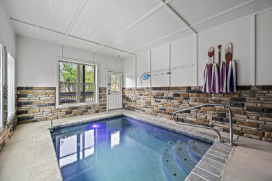 Lake House Brand New - Amazing Indoor Pool Cabin, Game Room, Outdoor Living, , on West Prong Little Pigeon River in Tennessee - Lakehouse Vacation Rental - Lake Home for rent on LakeHouseVacations.com