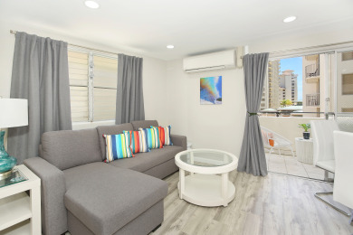 Lake House Gorgeous renovated corner unit just 1 block to Waikiki Beach!, , on Oahu - Honolulu in Hawaii - Lakehouse Vacation Rental - Lake Home for rent on LakeHouseVacations.com