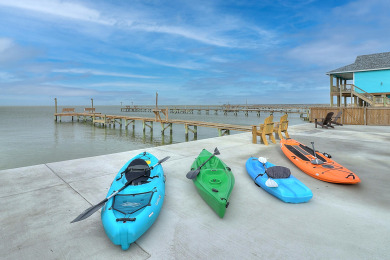 Lake House Waterfront, private lighted pier, kayaks, stand up paddle boards!, , on Gulf of Mexico - Aransas Bay in Texas - Lakehouse Vacation Rental - Lake Home for rent on LakeHouseVacations.com