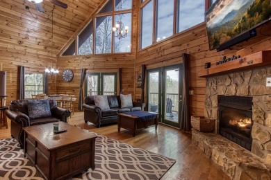 Lake House Get Hugged By Comfort - 3-Story Cabin with Rustic Charm in Sevierville!, , on Douglas Lake in Tennessee - Lakehouse Vacation Rental - Lake Home for rent on LakeHouseVacations.com