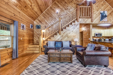 Lake House Get Hugged By Comfort - 3-Story Cabin with Rustic Charm in Sevierville!, , on Douglas Lake in Tennessee - Lakehouse Vacation Rental - Lake Home for rent on LakeHouseVacations.com
