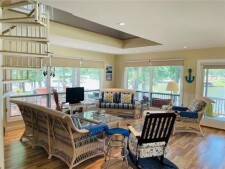Lake House Charming Cabin Big Water Views Pool At Lakes Edge, , on Lake Sara in Illinois - Lakehouse Vacation Rental - Lake Home for rent on LakeHouseVacations.com