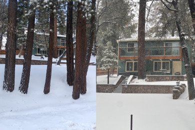 Lake House Cozy Modern Moonridge Cabin Views, Gas Fire Pit, Walk to Trails + MORE, , on  in California - Lakehouse Vacation Rental - Lake Home for rent on LakeHouseVacations.com