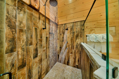 Lake House New Cabin with Indoor Pool, theater room, outdoor living area, game room, , on  in Tennessee - Lakehouse Vacation Rental - Lake Home for rent on LakeHouseVacations.com