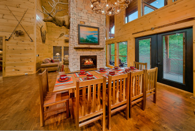 Lake House New Cabin with Indoor Pool, theater room, outdoor living area, game room, , on  in Tennessee - Lakehouse Vacation Rental - Lake Home for rent on LakeHouseVacations.com