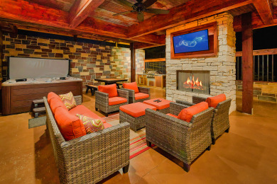 Lake House New Cabin with Indoor Pool, theater room, outdoor living area, game room, , on  in Tennessee - Lakehouse Vacation Rental - Lake Home for rent on LakeHouseVacations.com