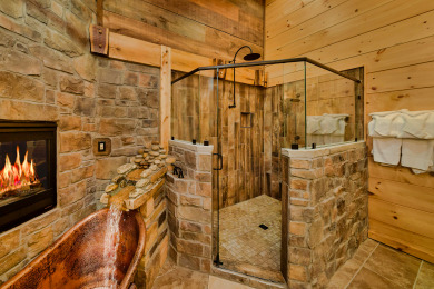 Lake House New Cabin with Indoor Pool, theater room, outdoor living area, game room, , on  in Tennessee - Lakehouse Vacation Rental - Lake Home for rent on LakeHouseVacations.com