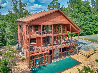 Lake House New Cabin with Indoor Pool, theater room, outdoor living area, game room, , on  in Tennessee - Lakehouse Vacation Rental - Lake Home for rent on LakeHouseVacations.com