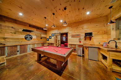 Lake House New Cabin with Indoor Pool, theater room, outdoor living area, game room, , on  in Tennessee - Lakehouse Vacation Rental - Lake Home for rent on LakeHouseVacations.com