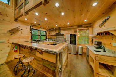 Lake House New Cabin with Indoor Pool, theater room, outdoor living area, game room, , on  in Tennessee - Lakehouse Vacation Rental - Lake Home for rent on LakeHouseVacations.com