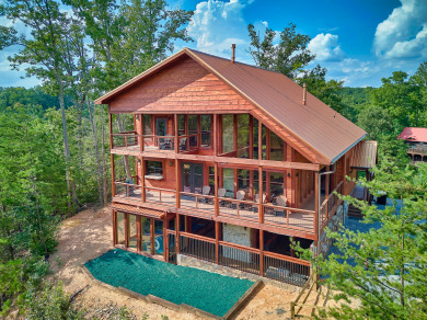 Lake House New Cabin with Indoor Pool, theater room, outdoor living area, game room, , on  in Tennessee - Lakehouse Vacation Rental - Lake Home for rent on LakeHouseVacations.com