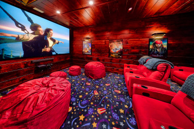 Lake House New Cabin with Indoor Pool, theater room, outdoor living area, game room, , on  in Tennessee - Lakehouse Vacation Rental - Lake Home for rent on LakeHouseVacations.com