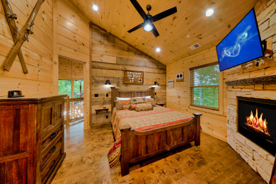 Lake House New Cabin with Indoor Pool, theater room, outdoor living area, game room, , on  in Tennessee - Lakehouse Vacation Rental - Lake Home for rent on LakeHouseVacations.com