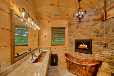 Lake House New Cabin with Indoor Pool, theater room, outdoor living area, game room, , on  in Tennessee - Lakehouse Vacation Rental - Lake Home for rent on LakeHouseVacations.com