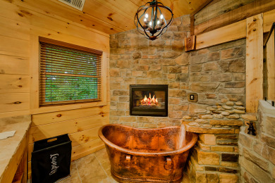 Lake House New Cabin with Indoor Pool, theater room, outdoor living area, game room, , on  in Tennessee - Lakehouse Vacation Rental - Lake Home for rent on LakeHouseVacations.com