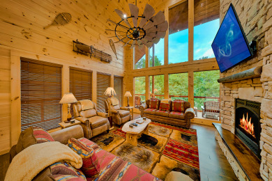 Lake House New Cabin with Indoor Pool, theater room, outdoor living area, game room, , on  in Tennessee - Lakehouse Vacation Rental - Lake Home for rent on LakeHouseVacations.com