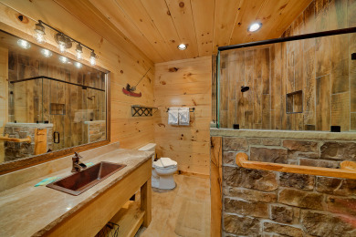 Lake House New Cabin with Indoor Pool, theater room, outdoor living area, game room, , on  in Tennessee - Lakehouse Vacation Rental - Lake Home for rent on LakeHouseVacations.com