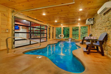Lake House New Cabin with Indoor Pool, theater room, outdoor living area, game room, , on  in Tennessee - Lakehouse Vacation Rental - Lake Home for rent on LakeHouseVacations.com