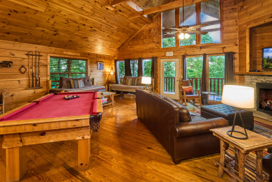 Lake House Romantic Value Cabin - Pool Table, Hot Tub, , on  in Tennessee - Lakehouse Vacation Rental - Lake Home for rent on LakeHouseVacations.com