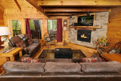 Lake House Oak Tree Lodge You'll Be Rooting for This Smoky Mountain Getaway!, , on  in Tennessee - Lakehouse Vacation Rental - Lake Home for rent on LakeHouseVacations.com
