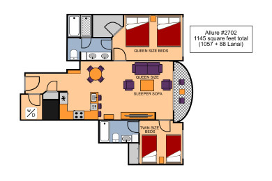 Lake House Luxury suite overlooking Waikiki skyline with Ocean View, FREE Parking!, , on  in Hawaii - Lakehouse Vacation Rental - Lake Home for rent on LakeHouseVacations.com
