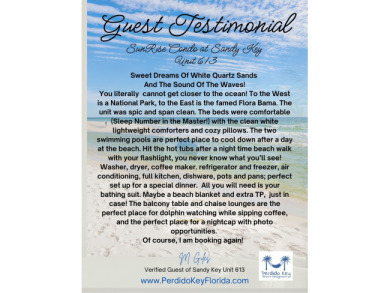 Lake House New Listing! SunRise At Sandy Key - A Great Gulf-Front Getaway!, , on  in Florida - Lakehouse Vacation Rental - Lake Home for rent on LakeHouseVacations.com