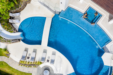 Lake House Oceanview Villa w water slide, 2 golf carts, deluxe breakfast, HK included, , on  in Guanacaste - Lakehouse Vacation Rental - Lake Home for rent on LakeHouseVacations.com