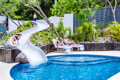 Lake House Oceanview Villa w water slide, 2 golf carts, deluxe breakfast, HK included, , on  in Guanacaste - Lakehouse Vacation Rental - Lake Home for rent on LakeHouseVacations.com