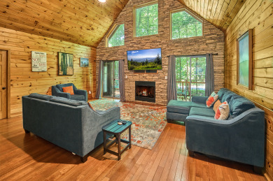 Lake House Enjoy the creek, fire pit, hot tub and swing set- sleeps 14 guests, , on  in Tennessee - Lakehouse Vacation Rental - Lake Home for rent on LakeHouseVacations.com