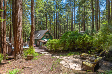 Lake House Fern Woods-Captivating Redwood Cabin w Sprawling DECKS! -HtTbWiFiPup, , on  in California - Lakehouse Vacation Rental - Lake Home for rent on LakeHouseVacations.com
