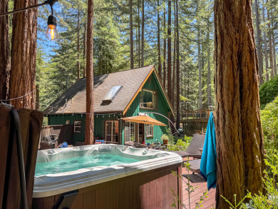 Lake House Fern Woods-Captivating Redwood Cabin w Sprawling DECKS! -HtTbWiFiPup, , on  in California - Lakehouse Vacation Rental - Lake Home for rent on LakeHouseVacations.com