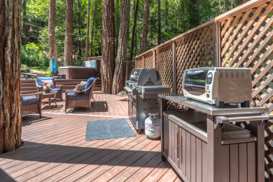 Lake House Fern Woods-Captivating Redwood Cabin w Sprawling DECKS! -HtTbWiFiPup, , on  in California - Lakehouse Vacation Rental - Lake Home for rent on LakeHouseVacations.com