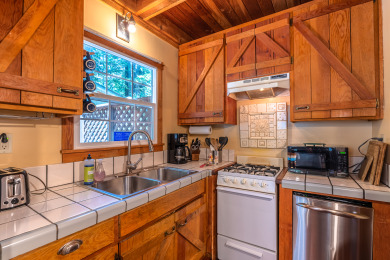 Lake House Fern Woods-Captivating Redwood Cabin w Sprawling DECKS! -HtTbWiFiPup, , on  in California - Lakehouse Vacation Rental - Lake Home for rent on LakeHouseVacations.com