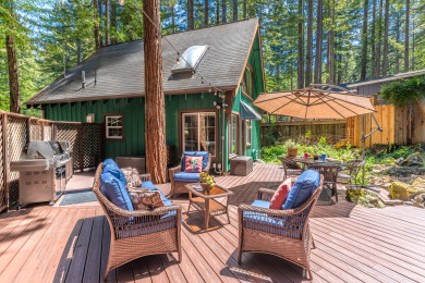 Lake House Fern Woods-Captivating Redwood Cabin w Sprawling DECKS! -HtTbWiFiPup, , on  in California - Lakehouse Vacation Rental - Lake Home for rent on LakeHouseVacations.com