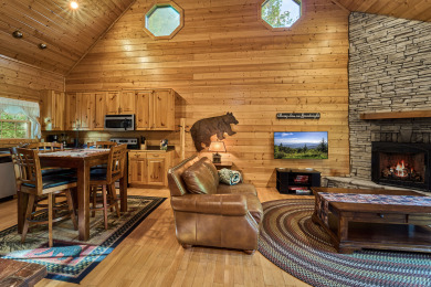 Lake House Romantic getaway cabin with Hot Tub, Firetable, Games & Woodburning Fireplace, , on  in Tennessee - Lakehouse Vacation Rental - Lake Home for rent on LakeHouseVacations.com