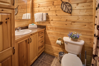 Lake House Romantic getaway cabin with Hot Tub, Firetable, Games & Woodburning Fireplace, , on  in Tennessee - Lakehouse Vacation Rental - Lake Home for rent on LakeHouseVacations.com