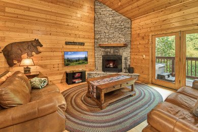 Lake House Romantic getaway cabin with Hot Tub, Firetable, Games & Woodburning Fireplace, , on  in Tennessee - Lakehouse Vacation Rental - Lake Home for rent on LakeHouseVacations.com