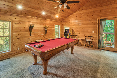 Lake House Romantic getaway cabin with Hot Tub, Firetable, Games & Woodburning Fireplace, , on  in Tennessee - Lakehouse Vacation Rental - Lake Home for rent on LakeHouseVacations.com