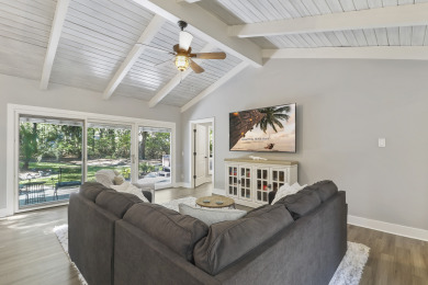 Lake House Single level Sea Pines home with a hot tub, just a short walk to the beach!, , on  in South Carolina - Lakehouse Vacation Rental - Lake Home for rent on LakeHouseVacations.com