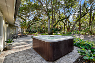 Lake House Single level Sea Pines home with a hot tub, just a short walk to the beach!, , on  in South Carolina - Lakehouse Vacation Rental - Lake Home for rent on LakeHouseVacations.com